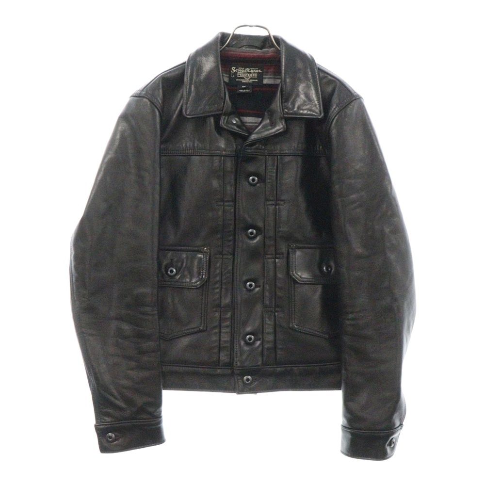SCHOTT (ショット) ホースハイド セカンドタイプレザージャケット ブラック 7823950118