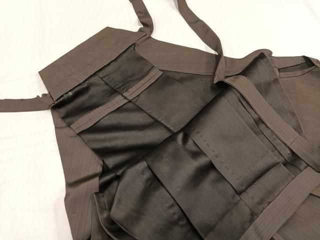 平和屋着物○男性 馬乗り袴 縞 三越扱い 正絹 逸品 CAAX1158vf 平和屋着物