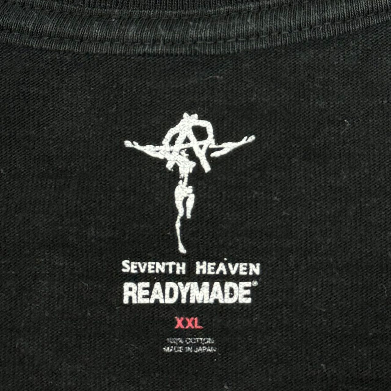 READYMADE × Seventh Heaven プリントTシャツ カットソー レディメイド セブンスヘブン コラボ ブラック XXL  75123A5 - メルカリ