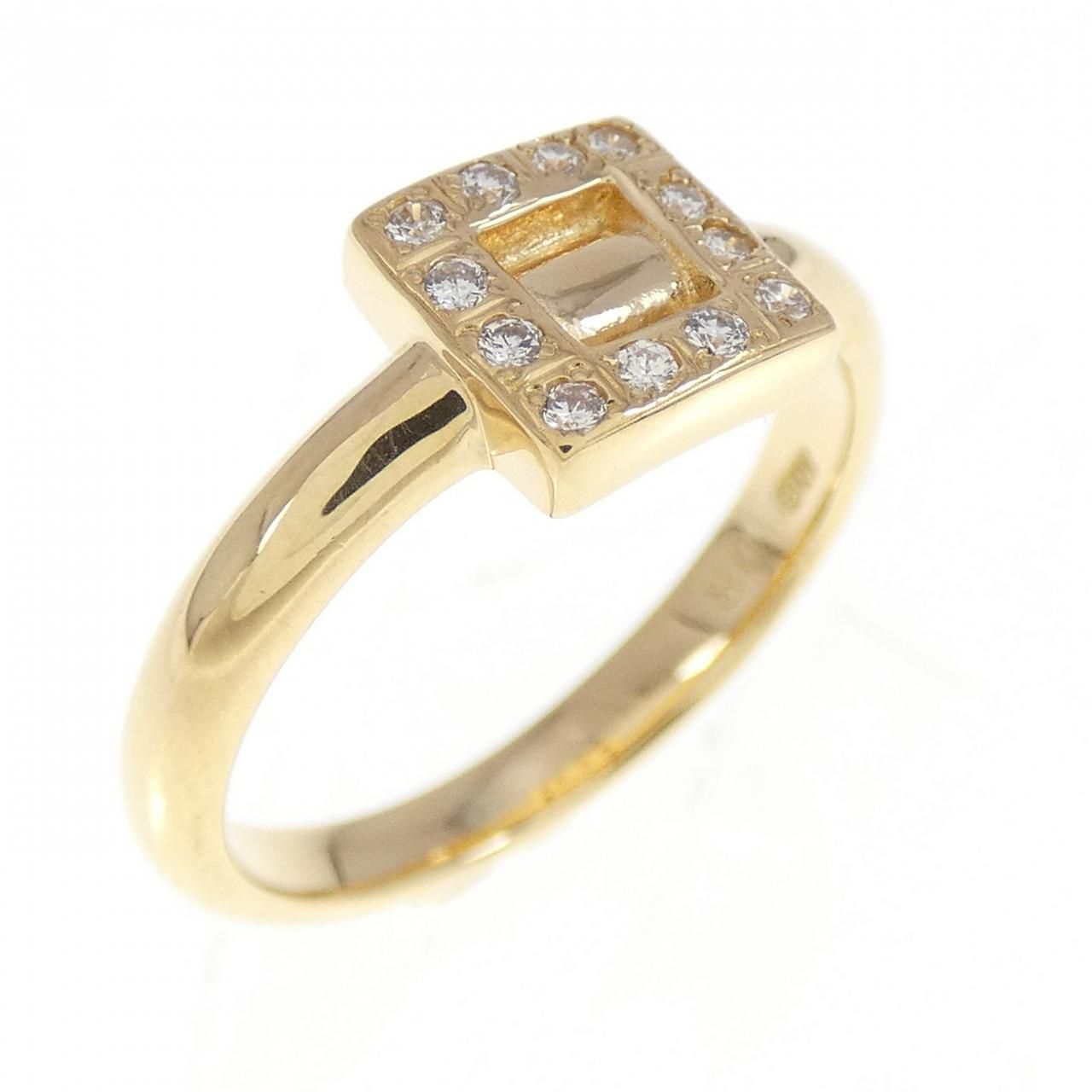 K18YG ダイヤモンド リング 0.08CT