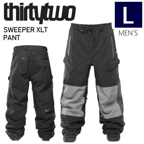 24-25 THIRTYTWO SWEEPER XLT PNT BLACK Lサイズ メンズ スノーボード スノボウェア パンツ PANT 型落ち 日本 ◎