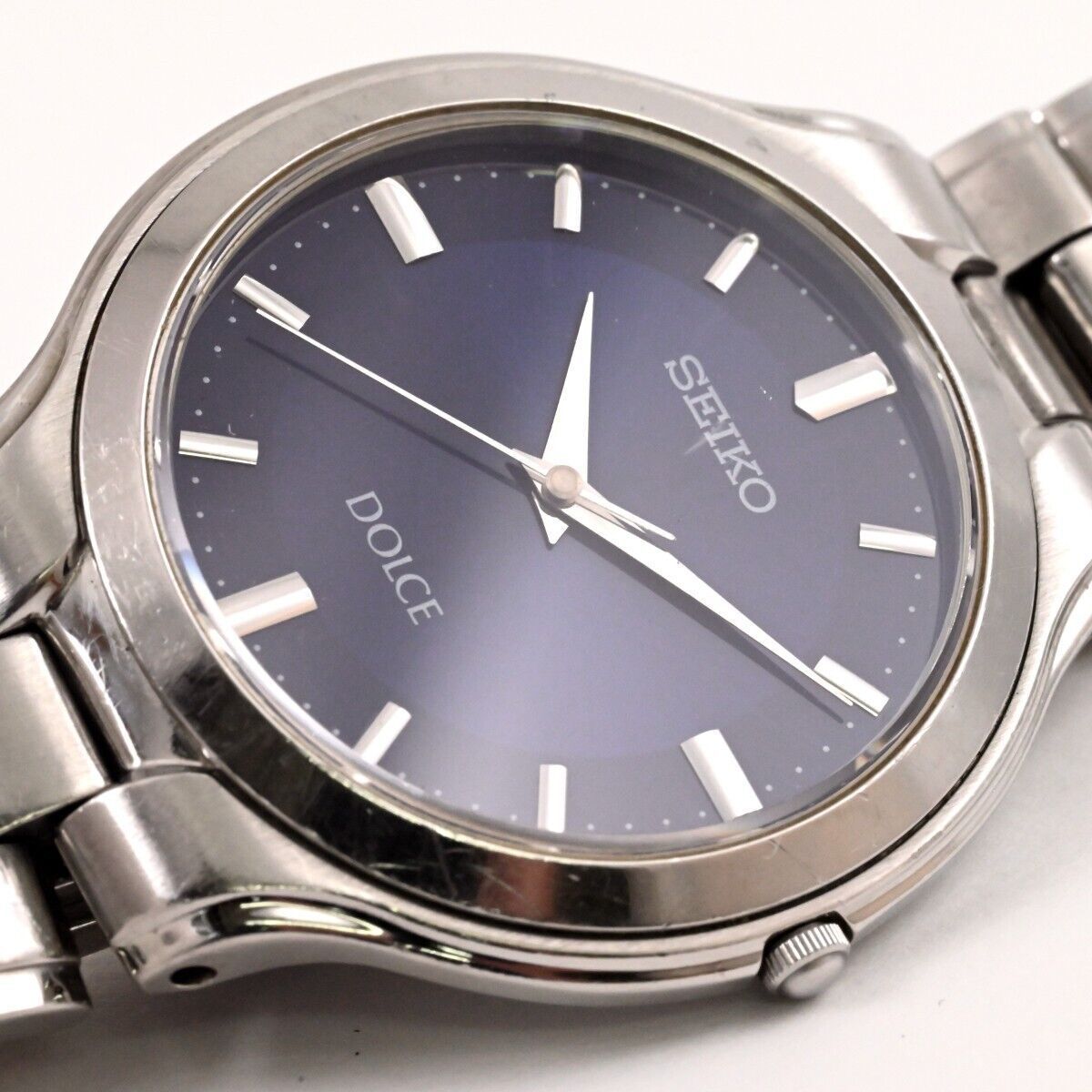 SEIKO】セイコー DOLCEドルチェ Analog QUARTZ 34mm Blue Dial Ref