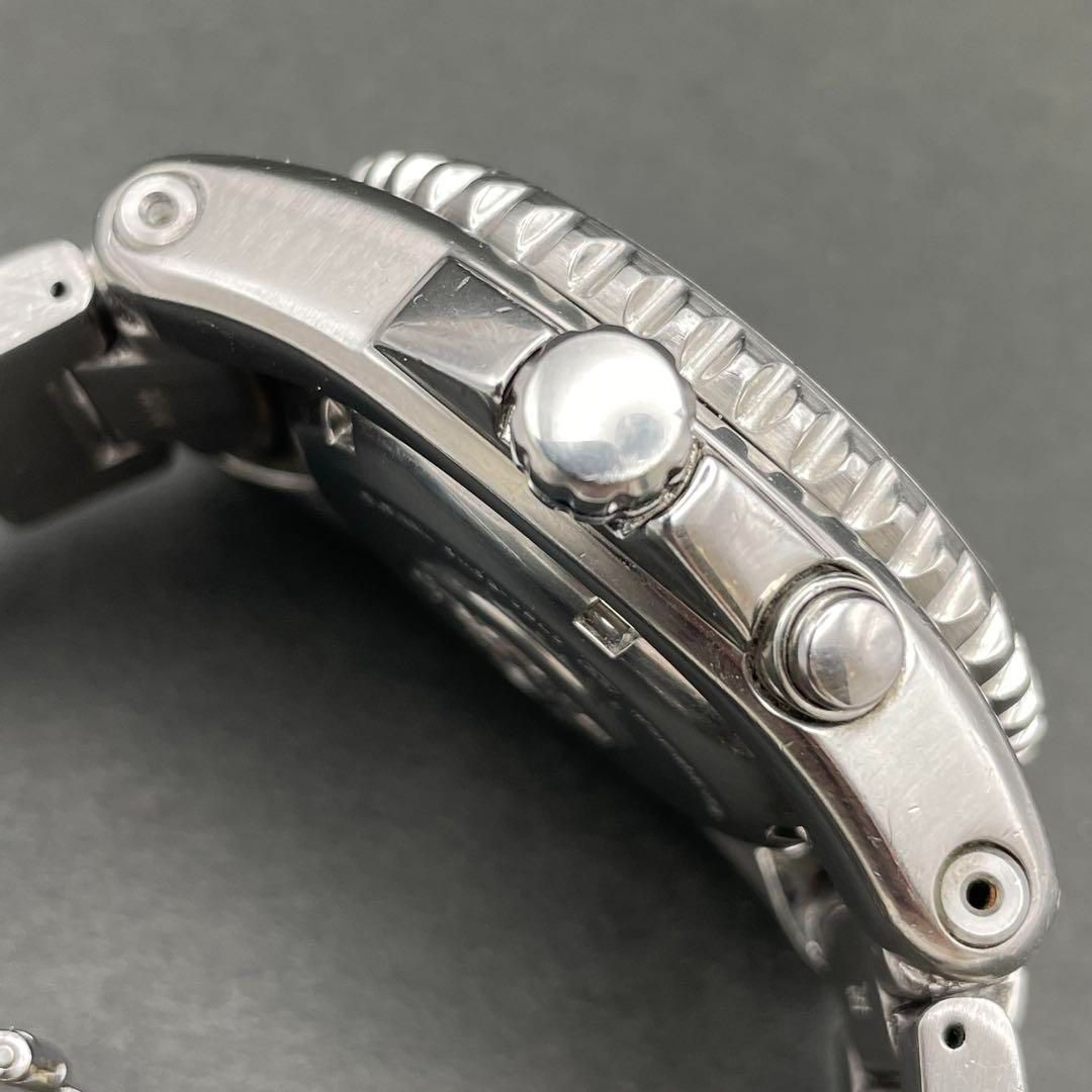 二次電池交換済】SEIKO キネティック 5M62-0BL0 ペプシベゼル KINETIC