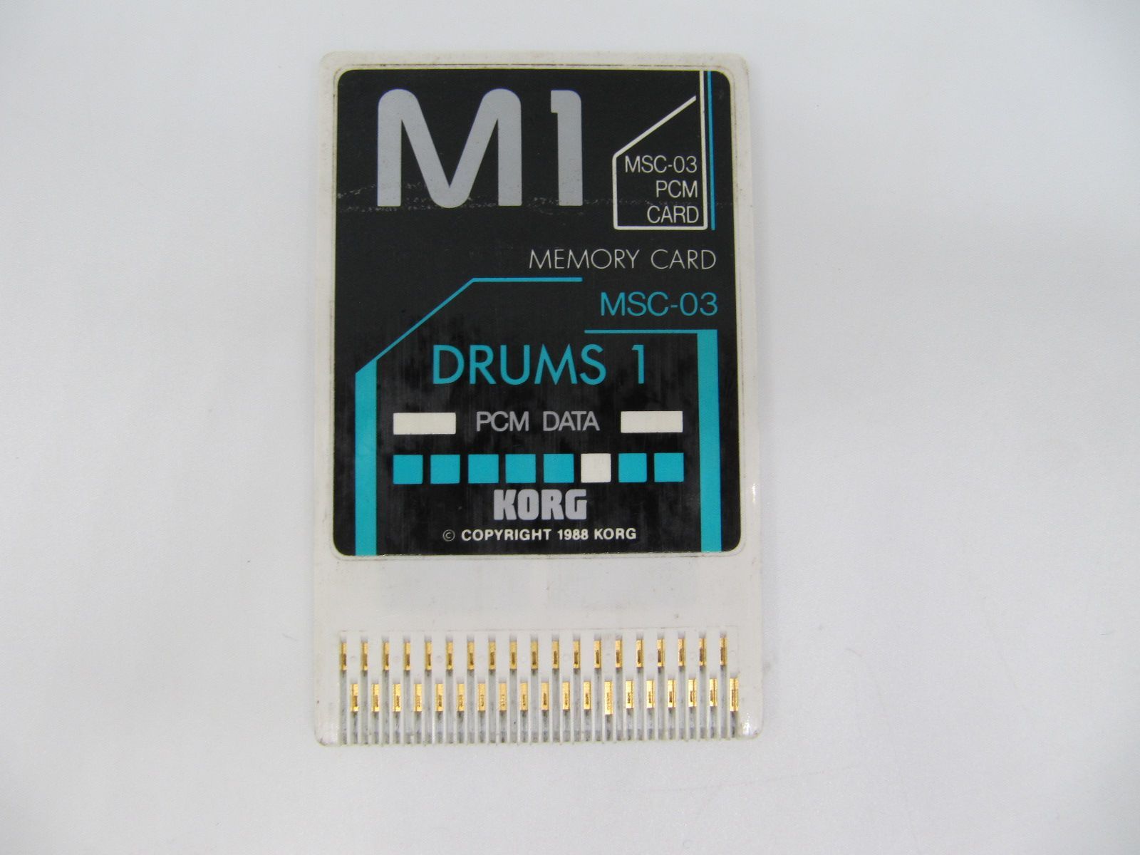 KORG M1 PCMカードセット MSC-01, MPC-01, MSC-03 Korg M1 Organ Expansion Card Set – MSC-09 PCM + MPC-09 Program