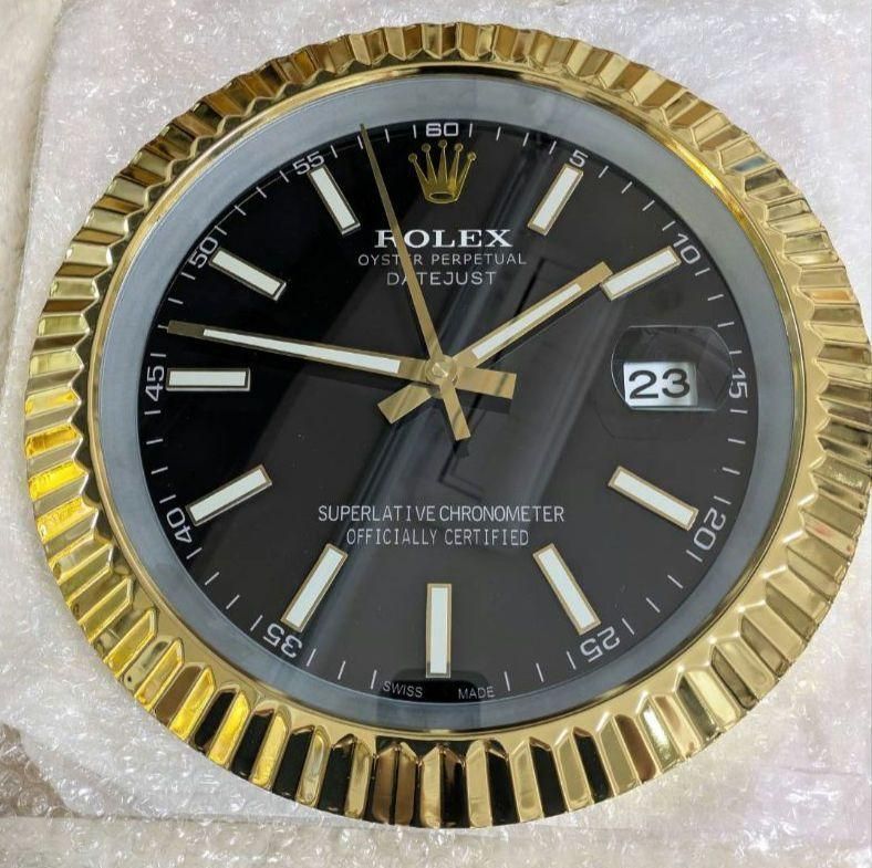 Los Angelesさん専用　ROLEX ロレックス　デイジャスト大型掛け時計 希少 海外販促用 ROLEX ロレックス デイジャスト大型掛け時計