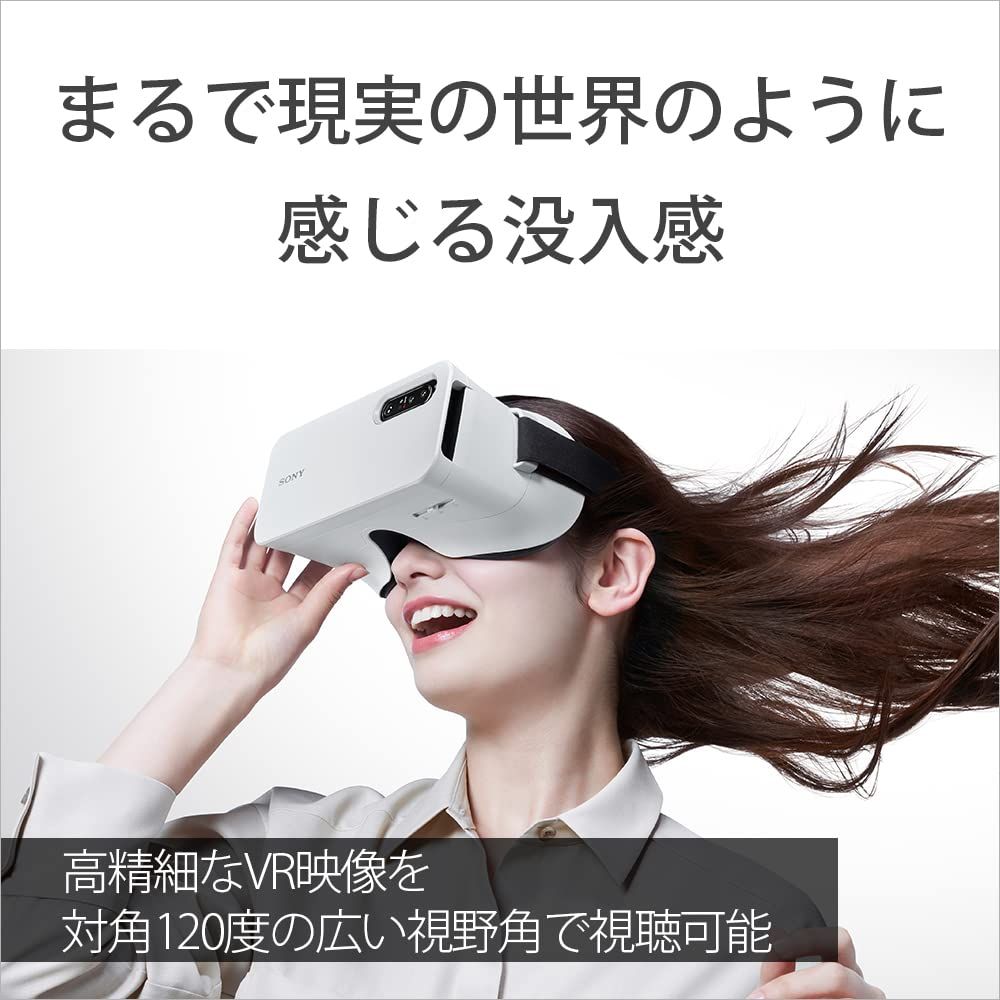 ハイブランドこそ本店で。 ソニー android スマートフォン対応 Xperia View | 360°VR|Xperia Visual Headset|Xperia 1 IV 1 III 1 II対応|XQZ-VG01A グレー 大 ソフトな