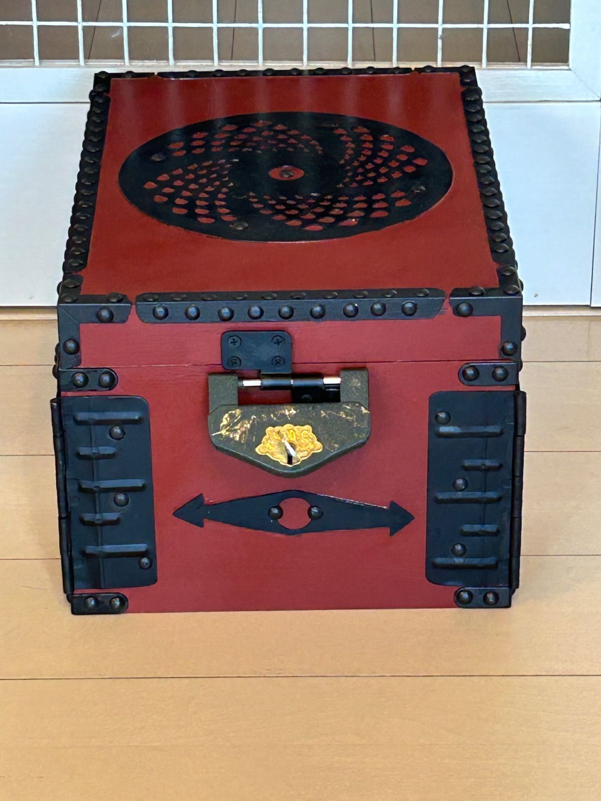 アンティーク調 銭箱 カラクリBOX 鍵付き 【公式通販】