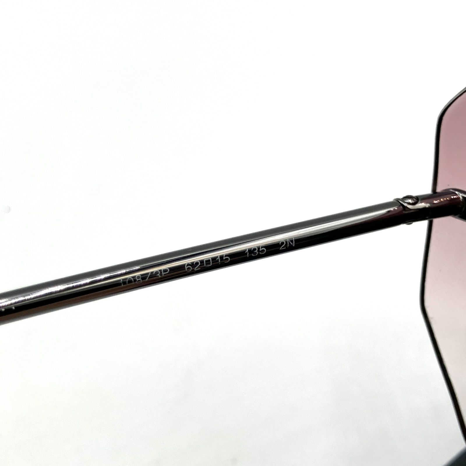 鑑定済み】正規品 CHANEL シャネル サングラス 108/3P 62□15 135 2N  