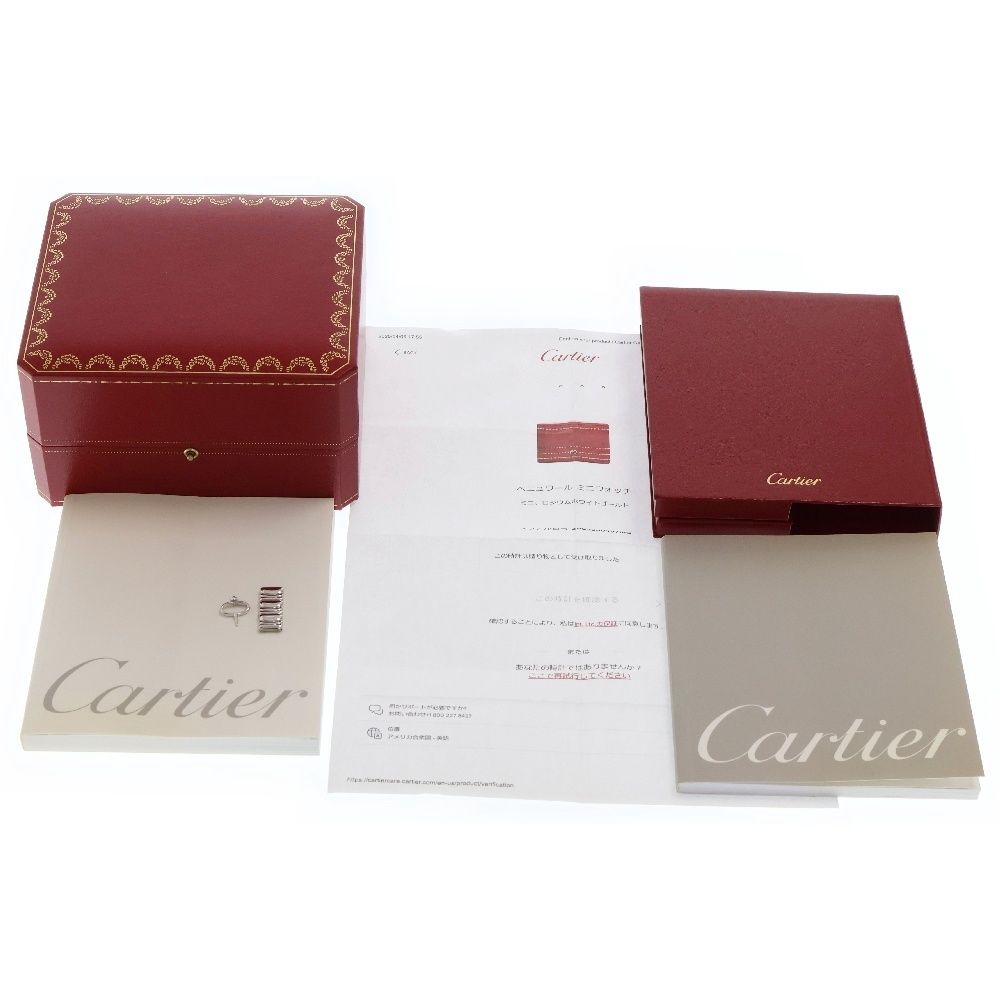 Cartier (カルティエ) ミニベニュワール 白文字盤 ホワイトゴールド