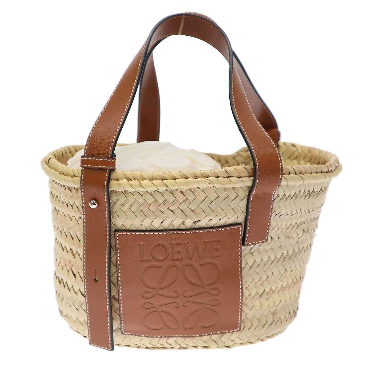 LOEWE ロエベ バスケットバッグ スモール ベージュ - メルカリ