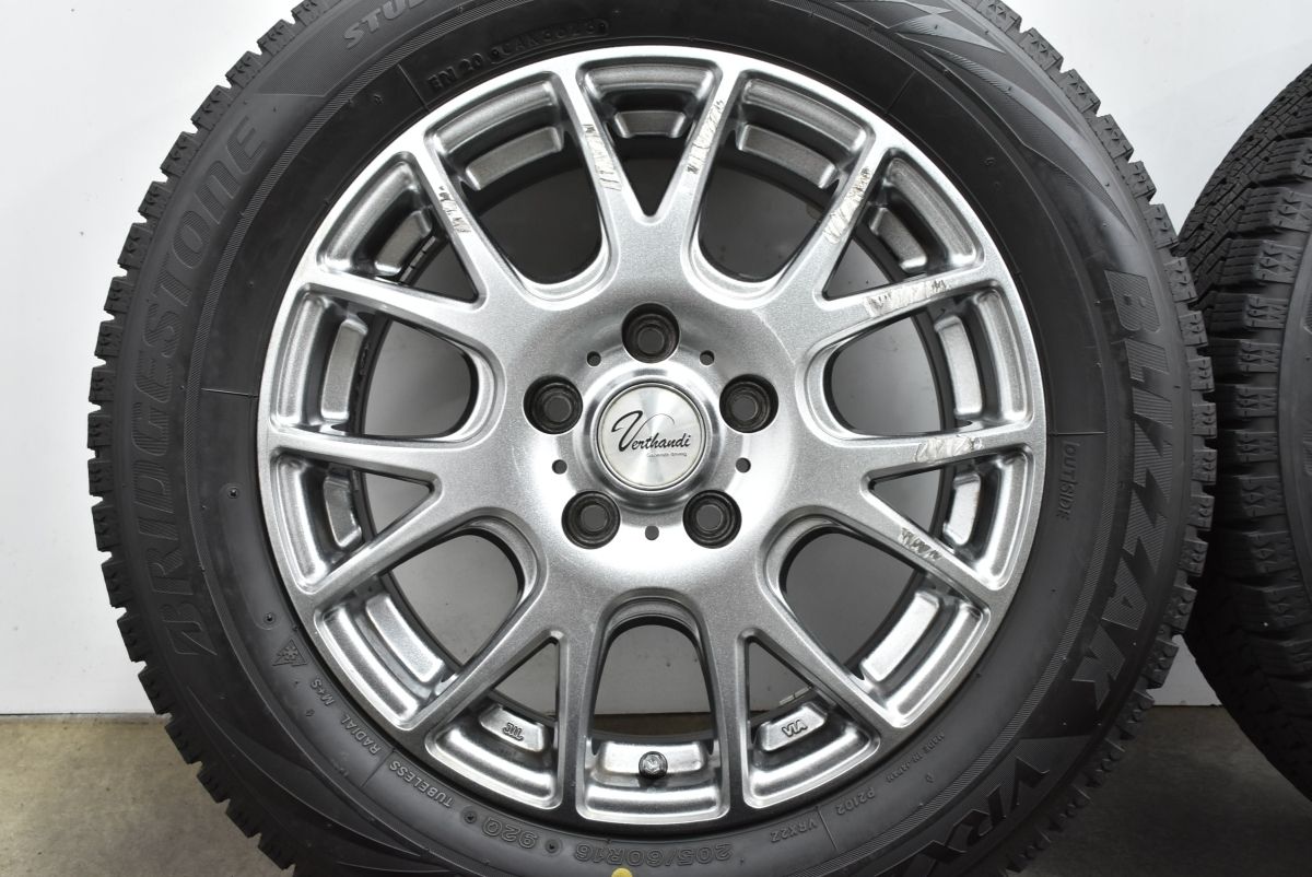 バリ溝】ヴェルサンディ 16in 6.5J+50 PCD114.3 ブリヂストン 