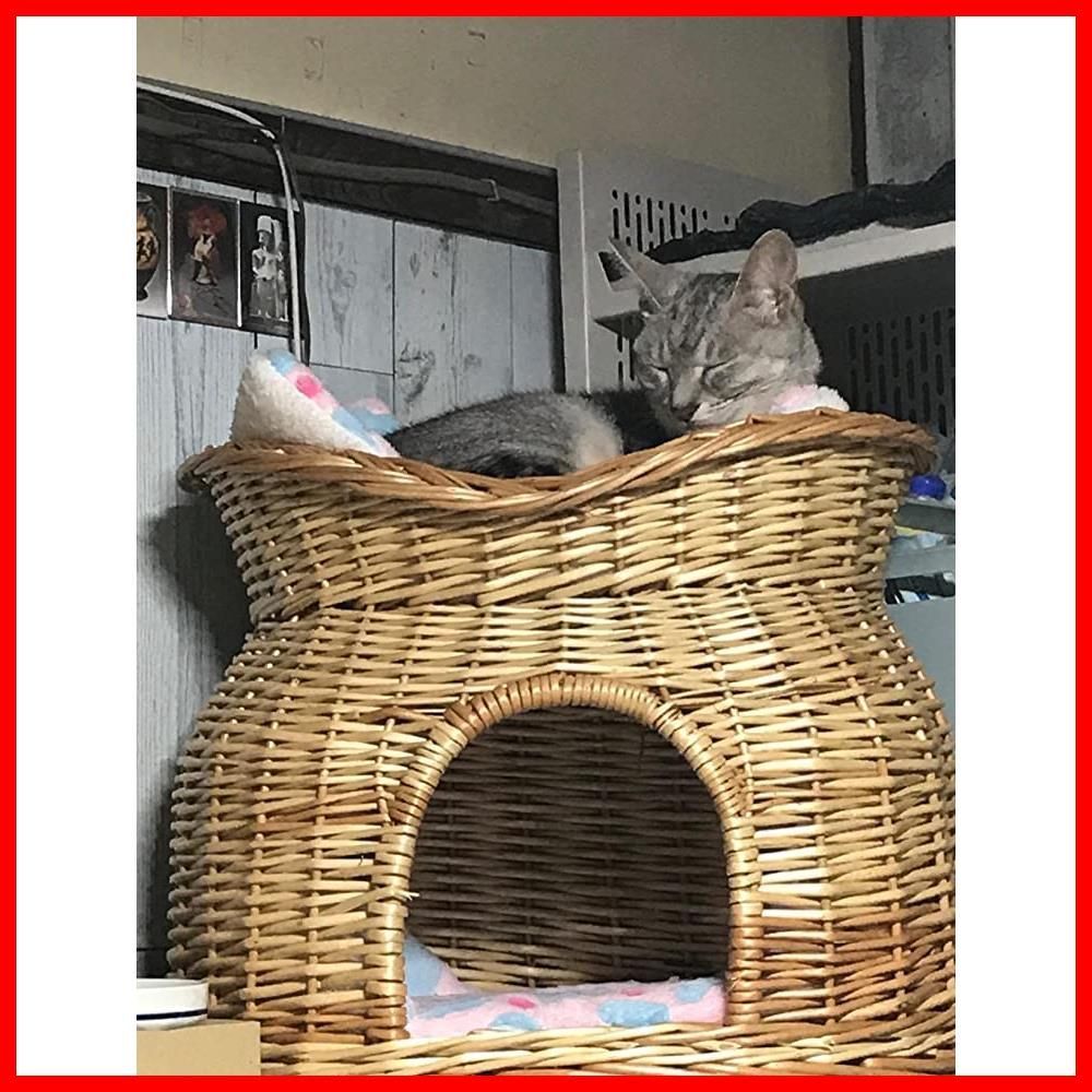 BingoPaw 猫用ベッド ドーム キャットハウス 大型猫 暖かい 夏冬兼用 2