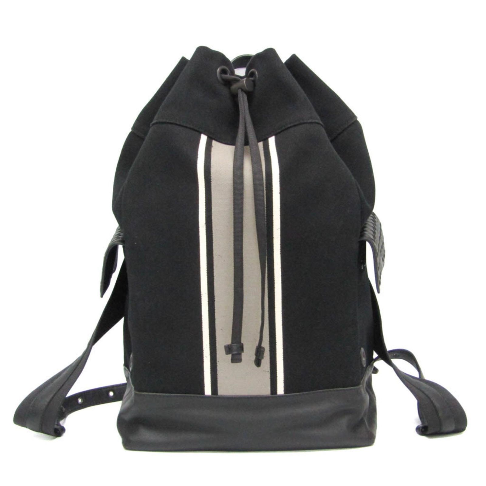 ボッテガ・ヴェネタ(Bottega Veneta) 巾着 ストライプ メンズ レザー