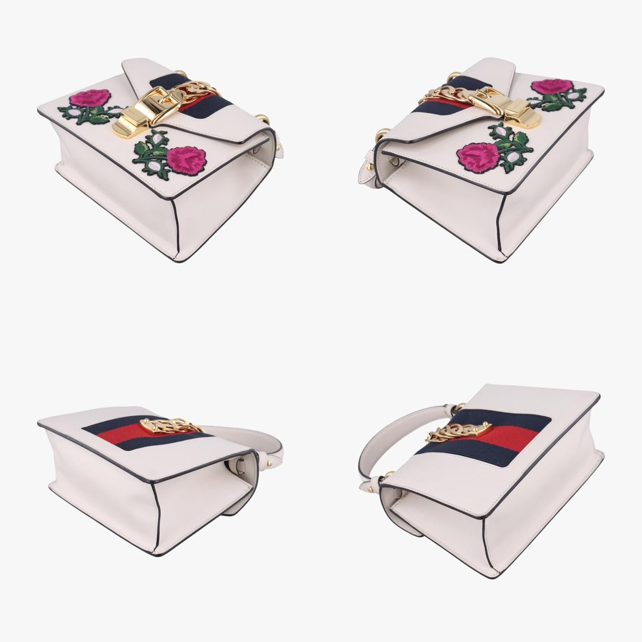 グッチGucciシルヴィホワイトレザー470270H023363966 - メルカリ