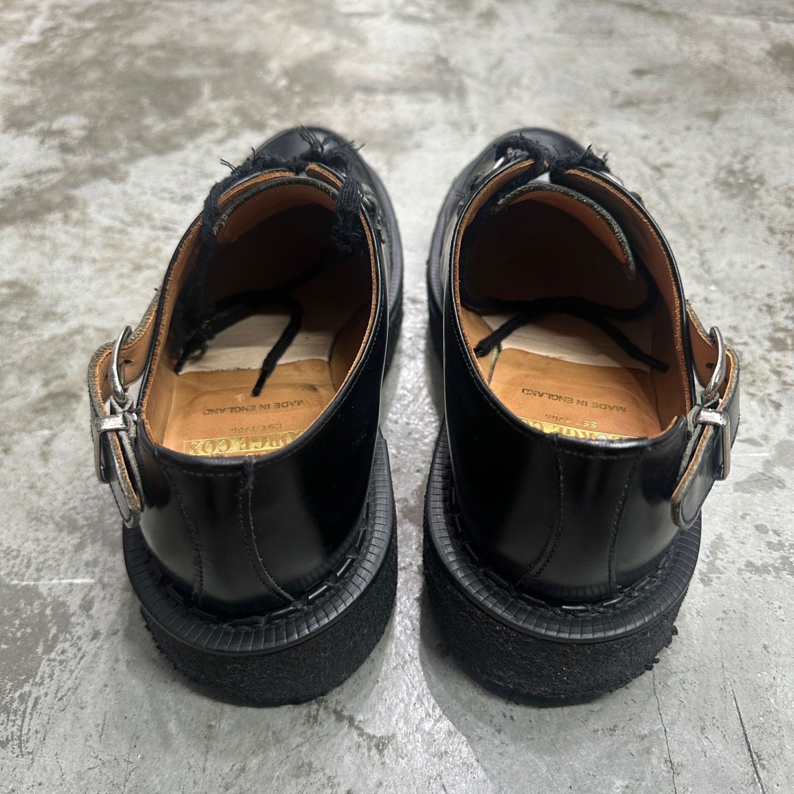 COMME des GARCONS HOMME PLUS GEORGE COX 18AW D Ring Cut Out Shoe 