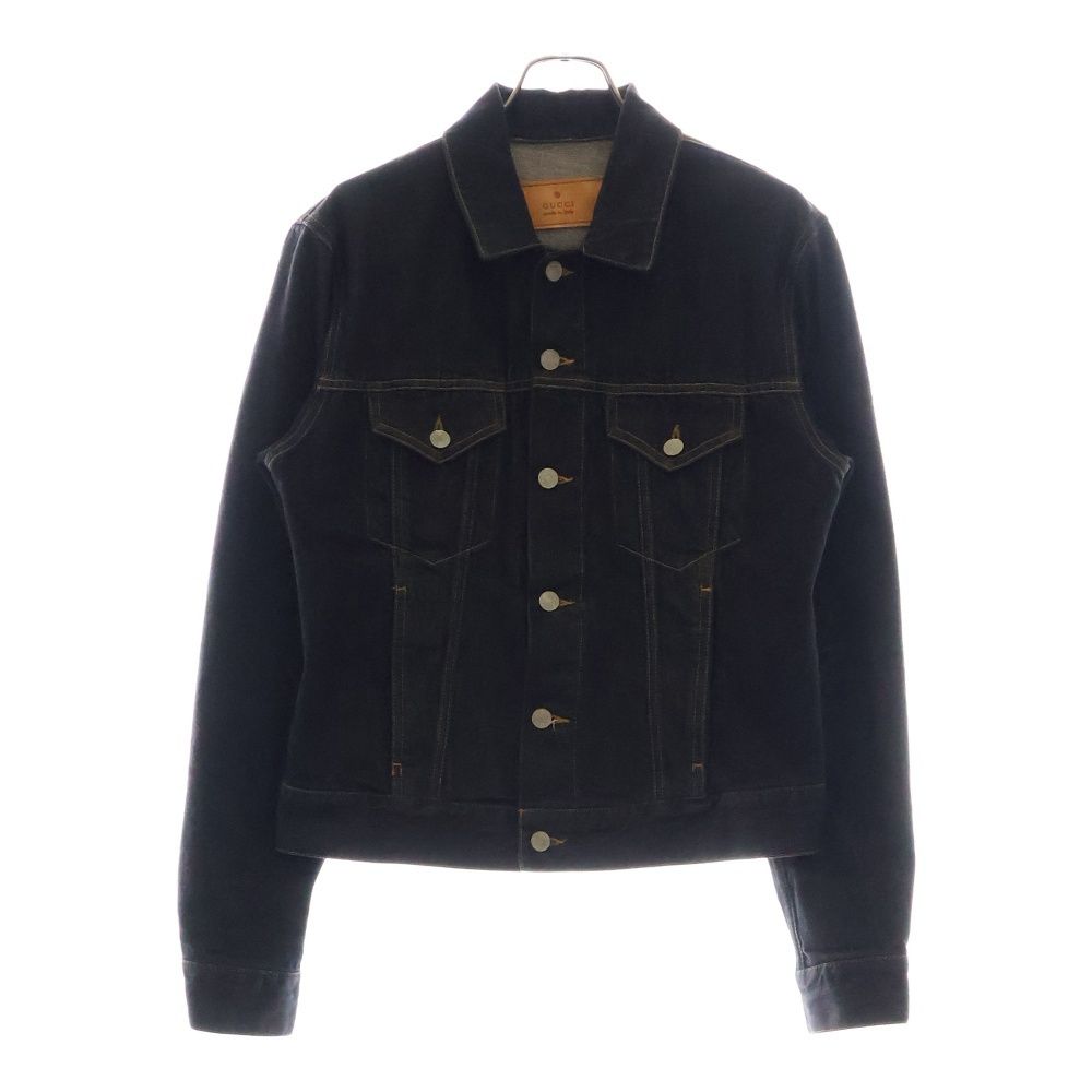 GUCCI (グッチ) ロゴボタン Denim Jacket デニムジャケット インディゴ 