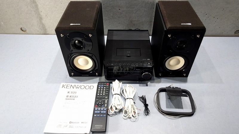 ☆状態良好☆ KENWOOD ケンウッド コンポ K-531-B ブラック - メルカリ