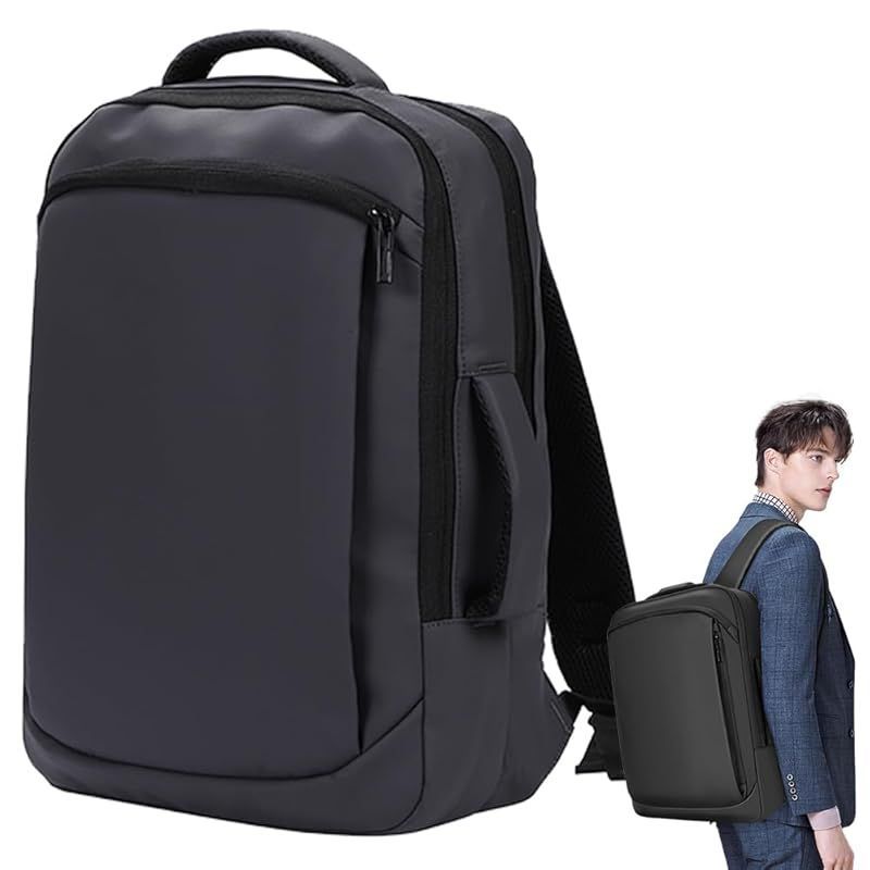 【特価商品】キッソス（ＫＩＳＳＯＳ） リュック ビジネスリュック カバン 多機能 大容量 軽量 撥水 防水 USBポート 通勤 通学 旅行 出張 3way (グレー)