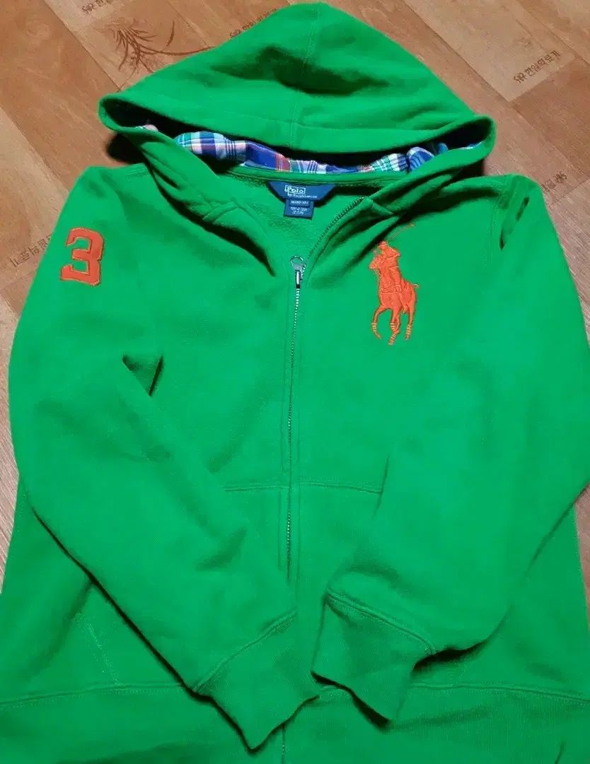 Polo Ralph Lauren キッズ ビックポニー フード ジップアップ M 10 ー 12