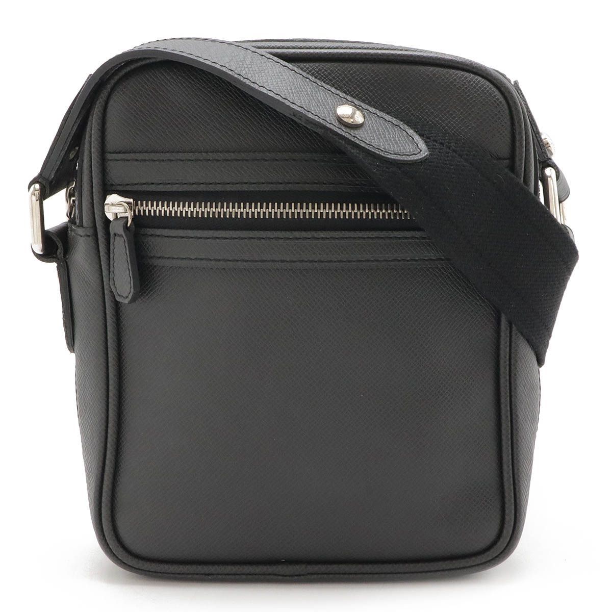 LOUIS VUITTON ルイ ヴィトン タイガ ディミトリ ショルダーバッグ 斜め掛け レザー アルドワーズ 黒 ブラック シルバー金具 M32462