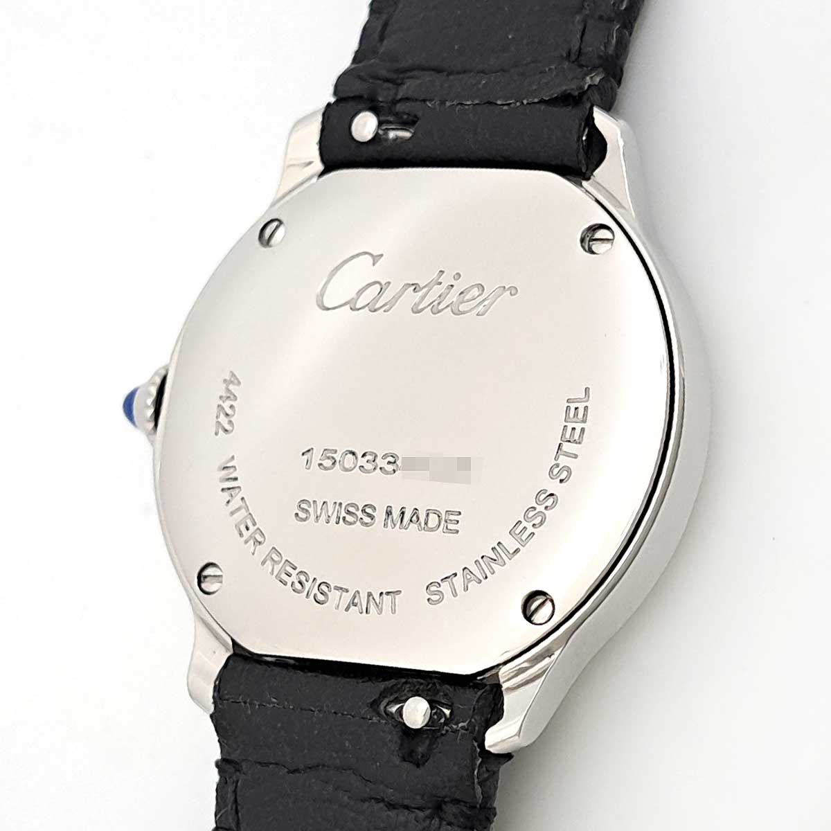 カルティエ ロンド クロワジエール ドゥ カルティエ WSRN0030 クオーツ ステンレススティール レディース CARTIER【中古】 【時計】