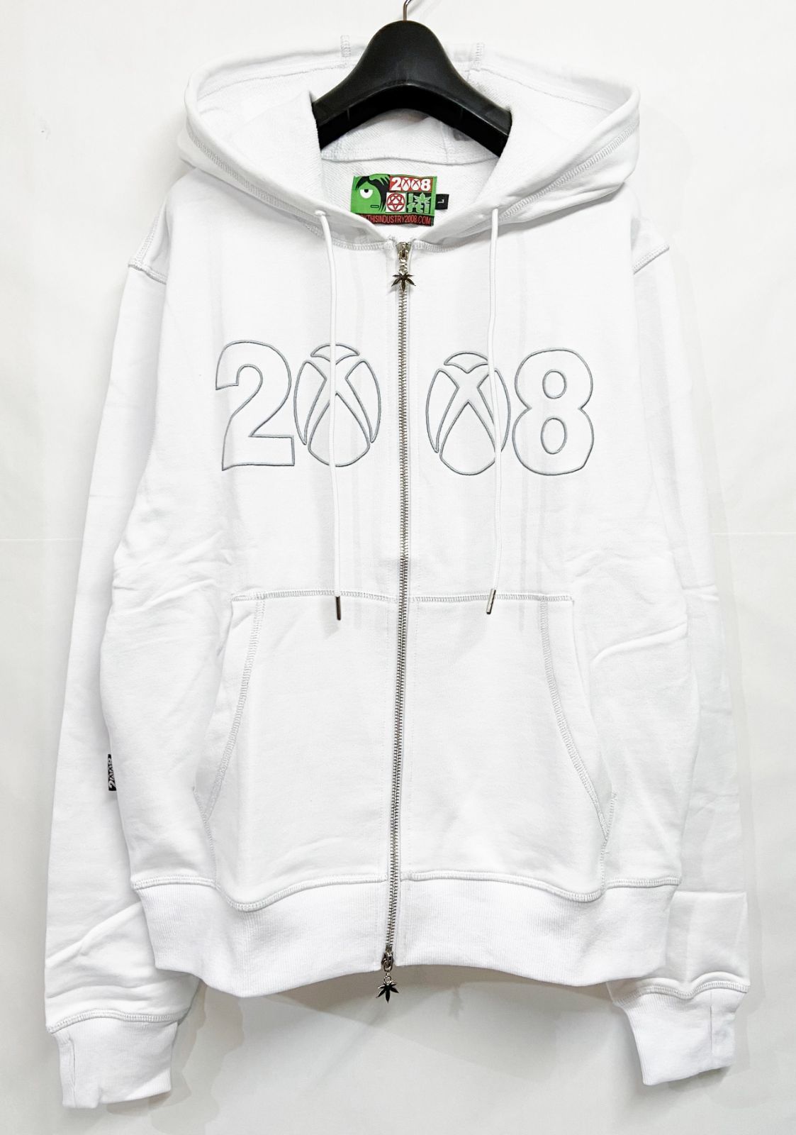 8BOX**ZIP-UP-HOODIE (2.0)-double weed zipper&thumb holes