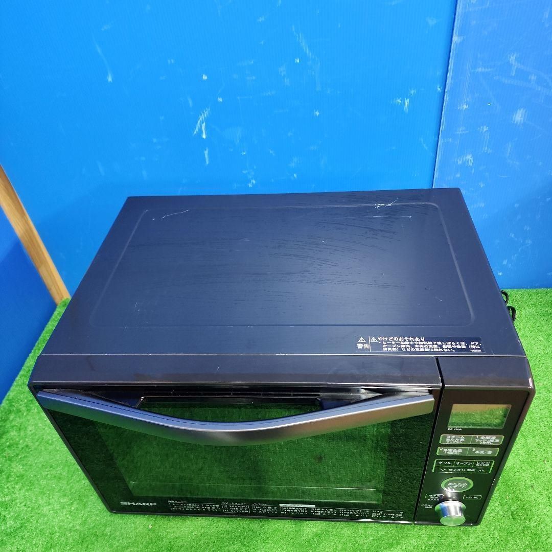 A186 シャープオーブンレンジRE-V80A-B|2018年製 送料無料 2510