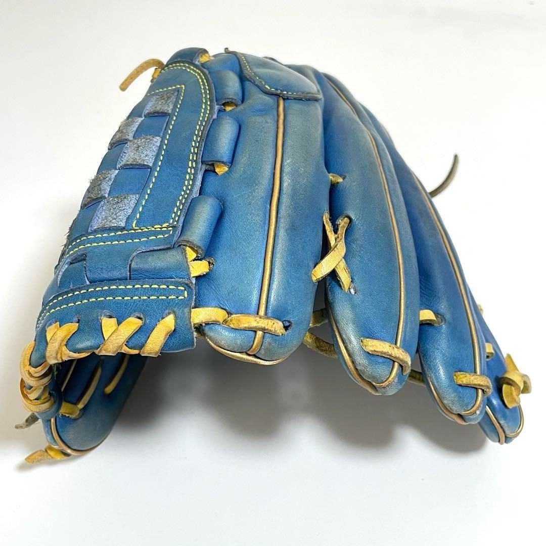 Slugger 久保田スラッガー オーダーグローブ 外野手 成人 ブルー Slugger 久保田スラッガー オーダー グローブ 外野手 成人