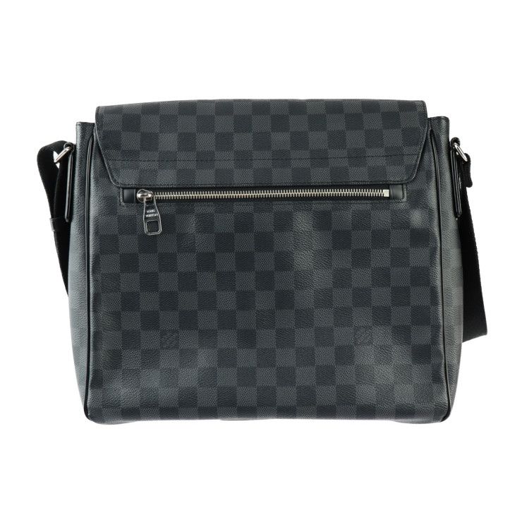 LOUIS VUITTON ルイ ヴィトン ディストリクトMM ショルダーバッグ N41272 ダミエグラフィットキャンバス ブラック グレー  メッセンジャーバッグ ビトン 【本物保証】