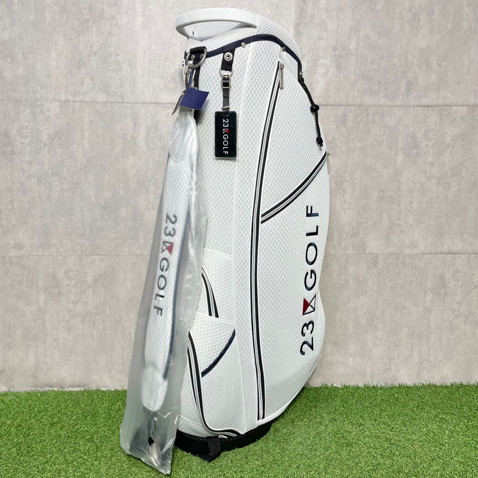 【New】23区GOLF・BEST STYLE ! キャディバッグ　ホワイト New】23区GOLF・BEST STYLE ! キャディバッグ ホワイト New】23