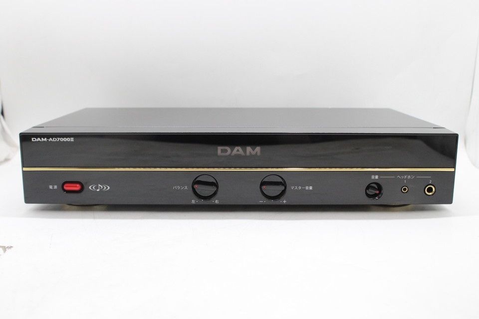 ジャンク 第一興商 パワーアンプ DAM-AD7000Ⅱ カラオケ DAM IT6CT0XBMDF0-D-Z05-byebye