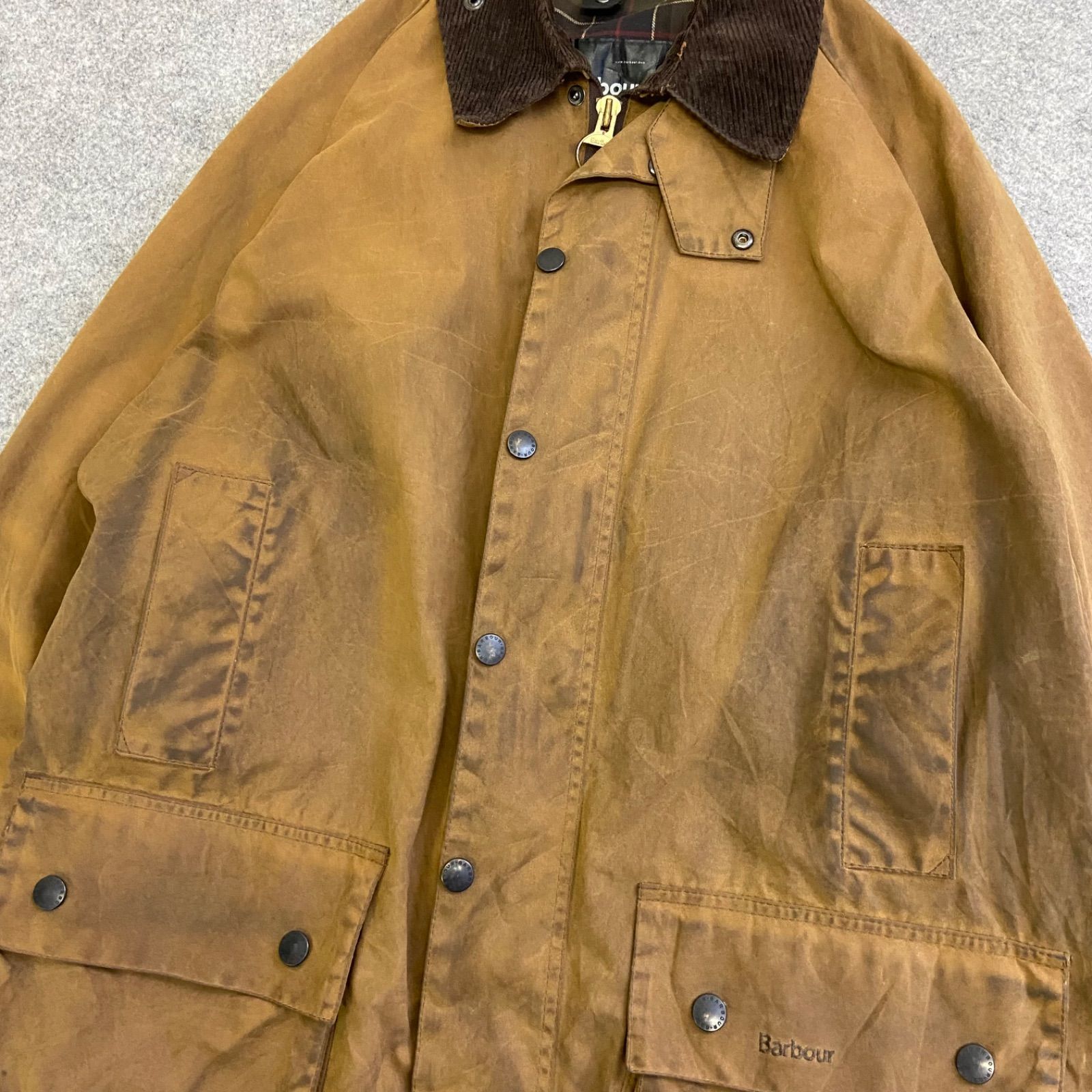 K3328 Barbour バブアー ムーアランド 希少 オイルドジャケット - メルカリ