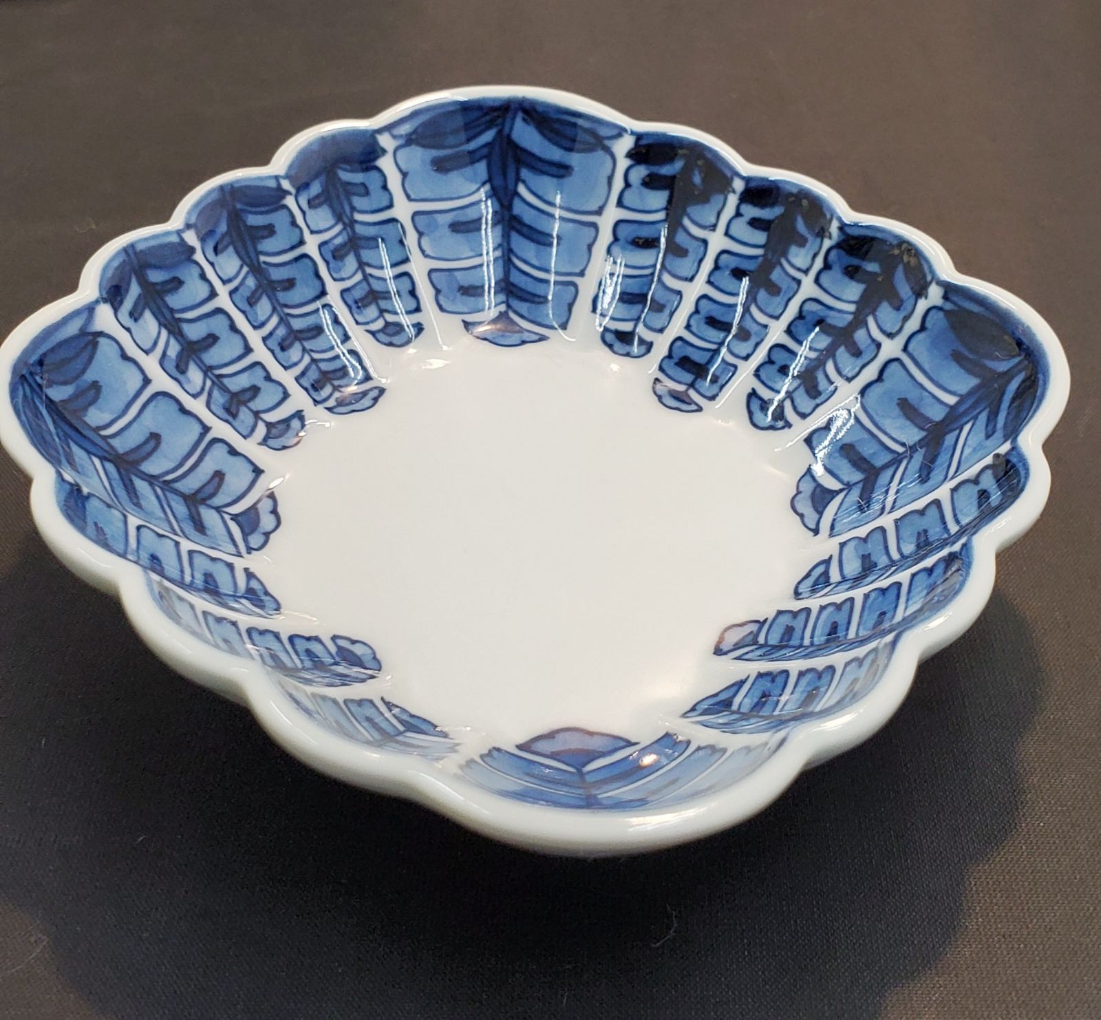 源右衛門作　染付藤絵　五客 源右衛門 染付藤絵 香物皿 5客 - メルカリ