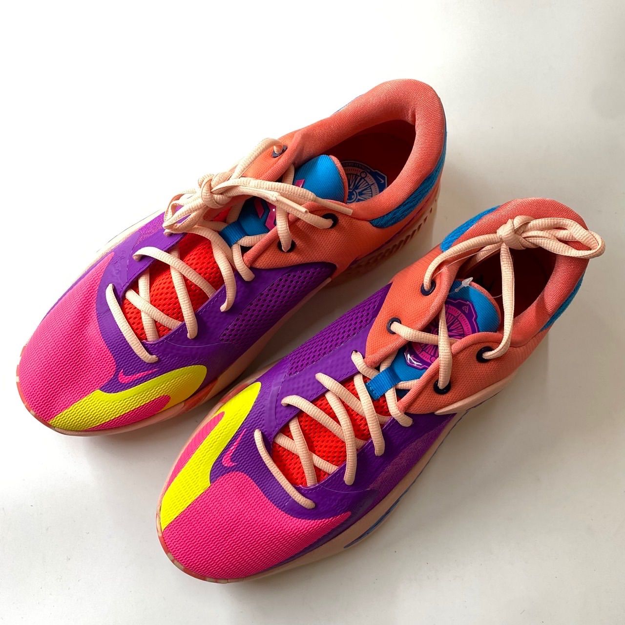 NIKE Zoom Freak 4 ナイキ ズームフリーク4 ビビッドパープル/ハイパーピンク/マジックエンバー/レーザーブルー(DR3824-500)紫27cm箱無し NIKE Zoom Freak 4 ナイキ ズーム フリーク 4 ビビッドパープル