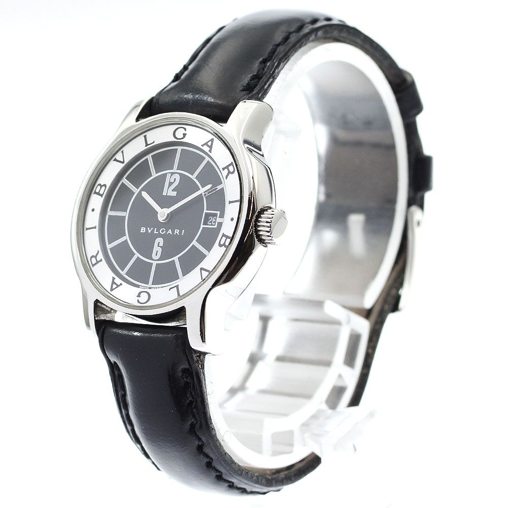 ブルガリ BVLGARI ST29S ソロテンポ デイト クォーツ レディース_  