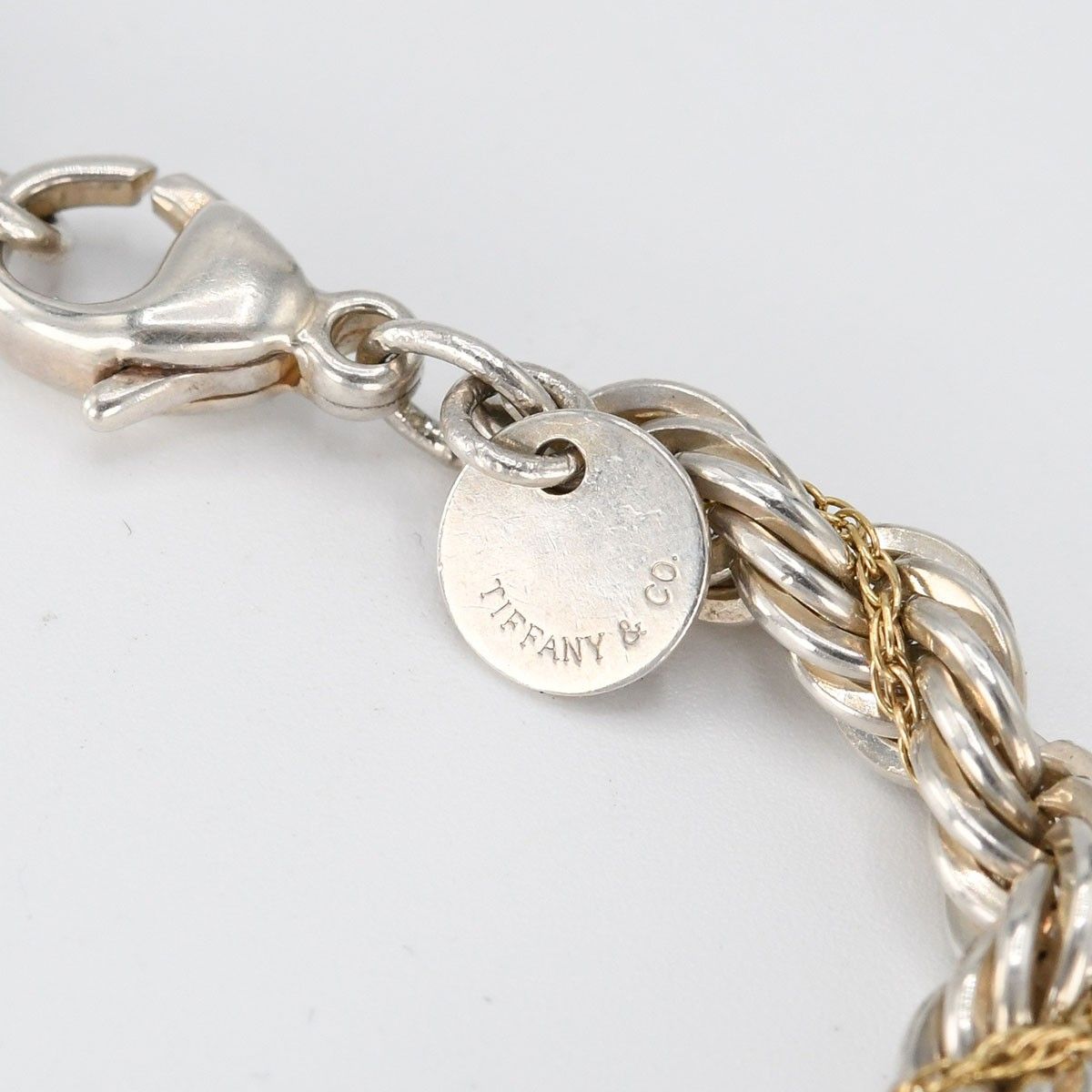 美品/袋付✨ティファニー ツイストロープ ブレスレット シルバー925 14k 楽天市場】ティファニー ツイスト ロープ ブレスレット シルバー