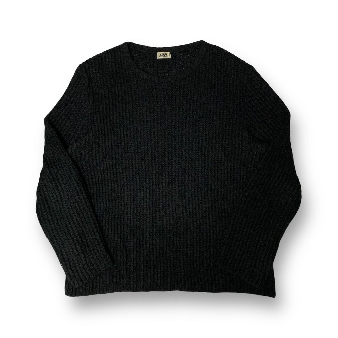 JUN MEN Black Mohair Knit Sweater - ニット/セーター