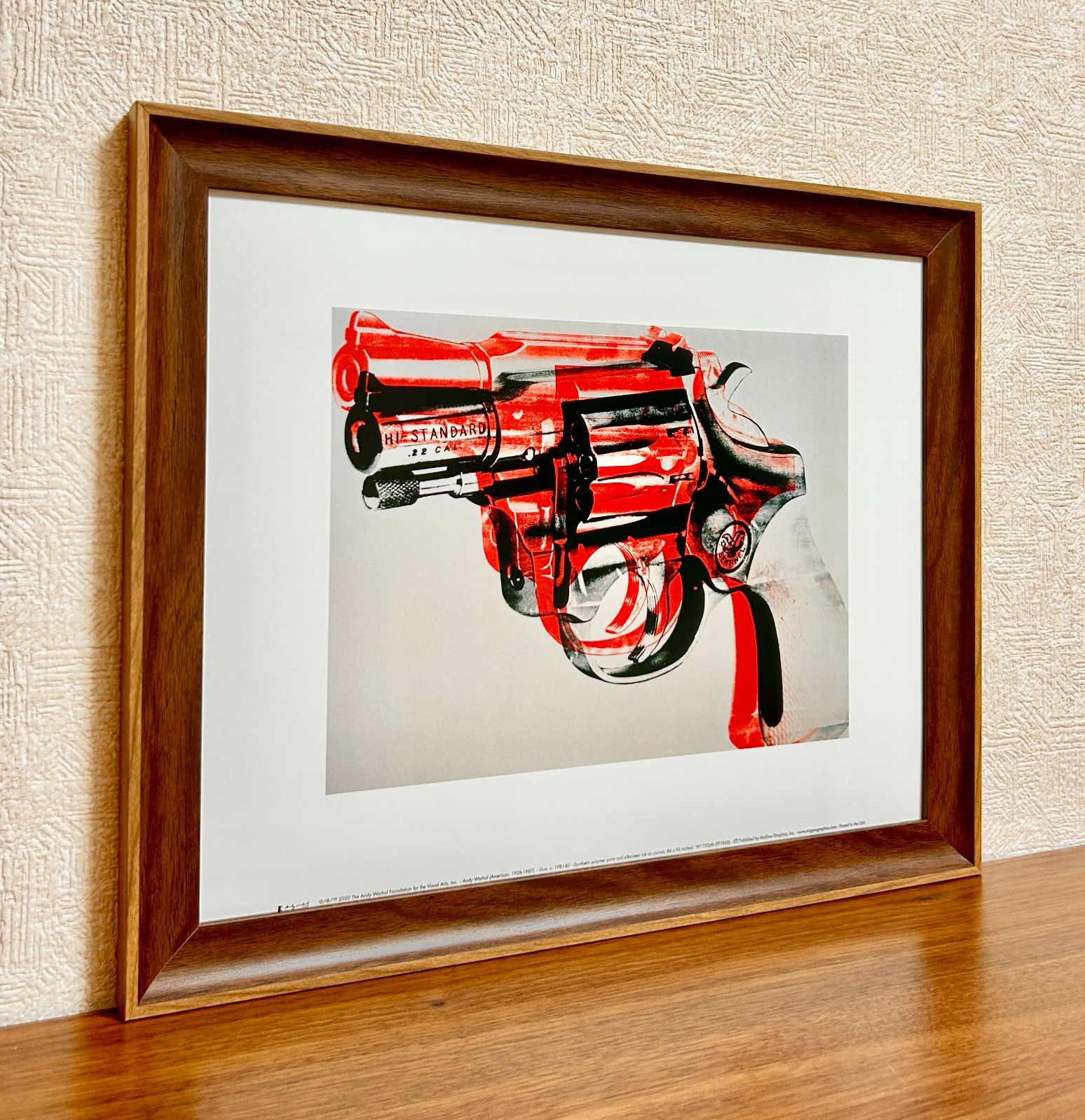 新品☆額縁付アートポスター(BRUCE MCGAW GRAPHICS)☆アンディ