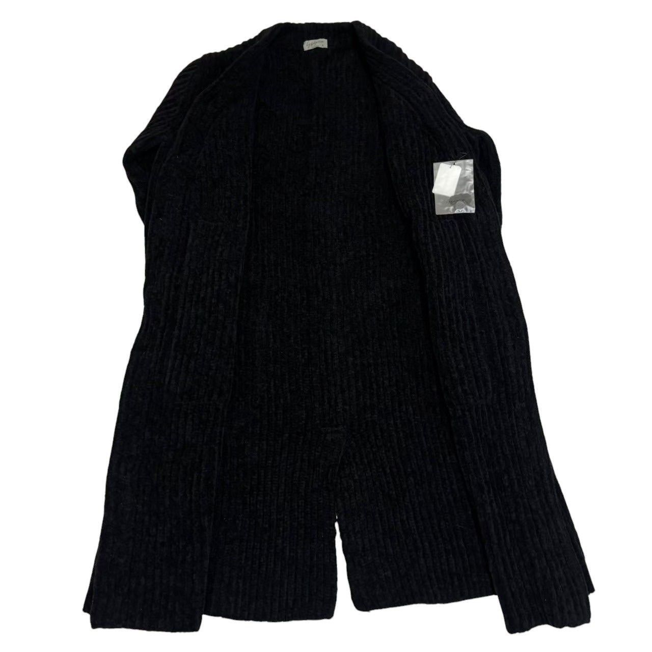 未使用タグ付き YOHJI YAMAMOTO ヤマモトヨウジ ノーカラーコート 黒 