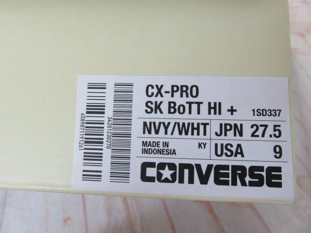 中古】 箱有 CONVERSE SKATEBOARDING ｺﾝﾊﾞｰｽ CX-PRO SK BoTT HI ﾊｲｶｯﾄ