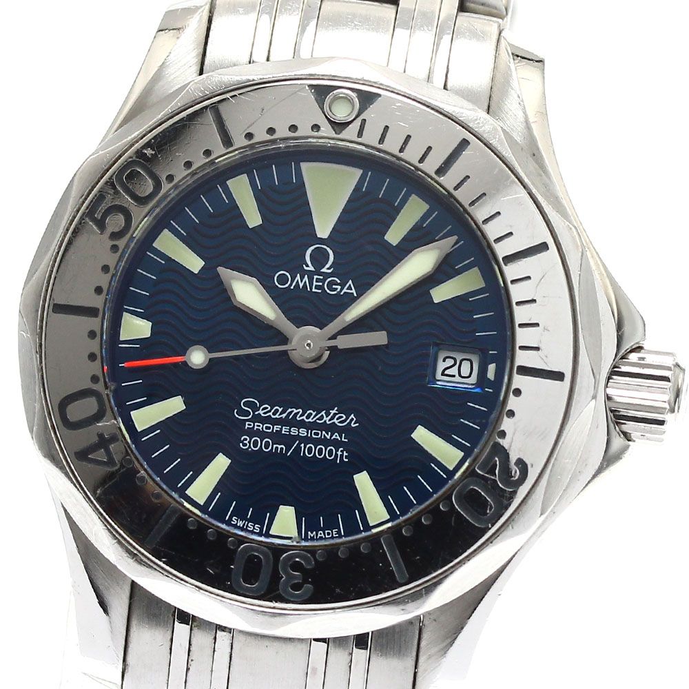 オメガ OMEGA 2583.80 シーマスター300 デイト クォーツ レディース_886497