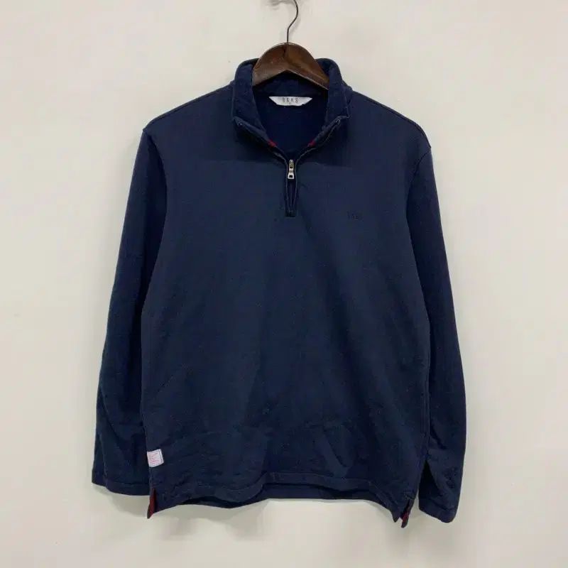 【雷市場（ポンジャン）商品韓国直送】 DAKS(ダックス) 登山 ネイビー ハーフジップ フリース 長袖Tシャツ 95 G02102