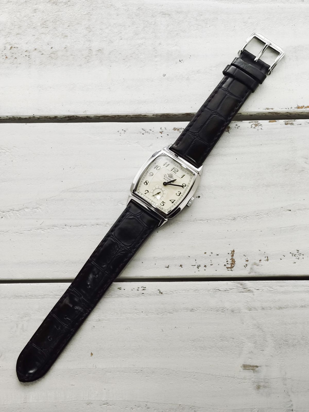 Rosemont Back In Time】 ロゼモン B903 メンズ クオーツ 中古 稼働品