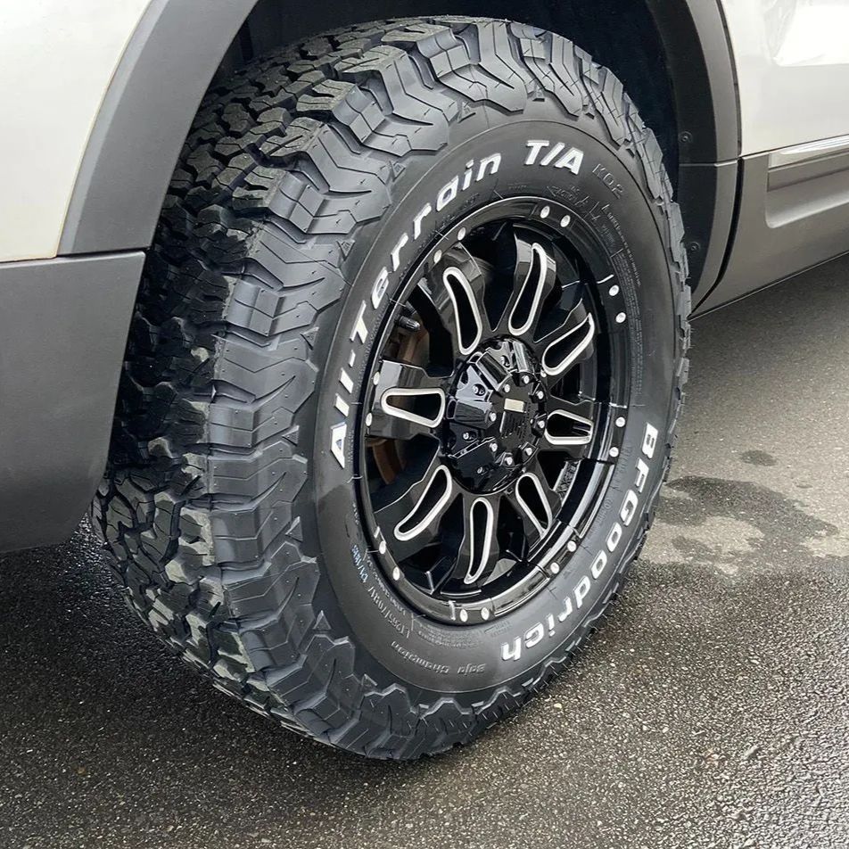 タイヤホイール4本セット！LEXXEL【Balano offroad style】エクスプローラー ラングラー 17インチ BF オールテレン  265/65R17