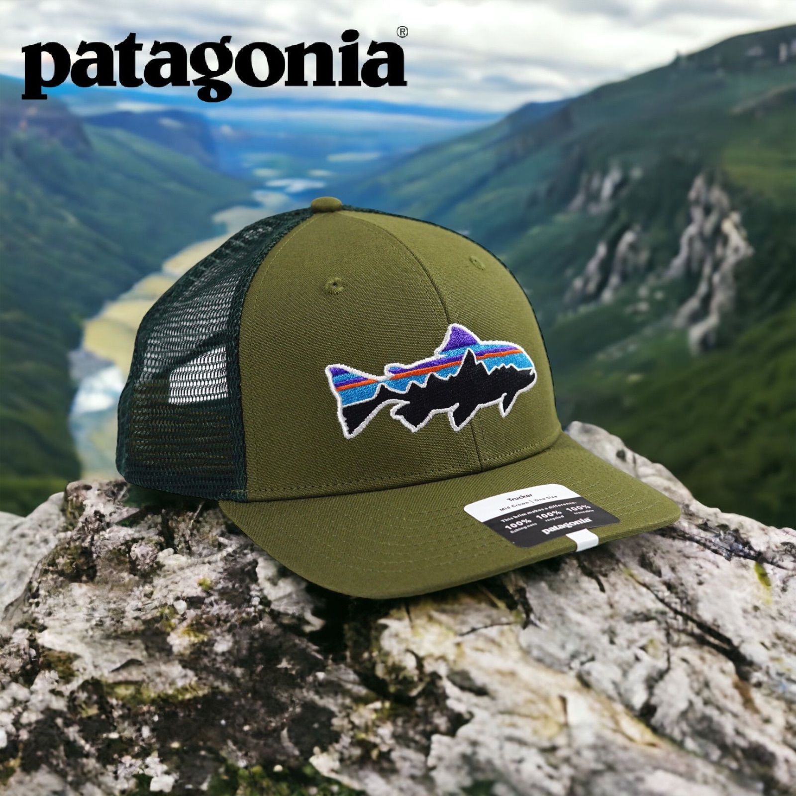 ◇PATAGONIA Fitz Roy Trout Tracker Hat /トラウト トラッカーキャップ - メルカリ