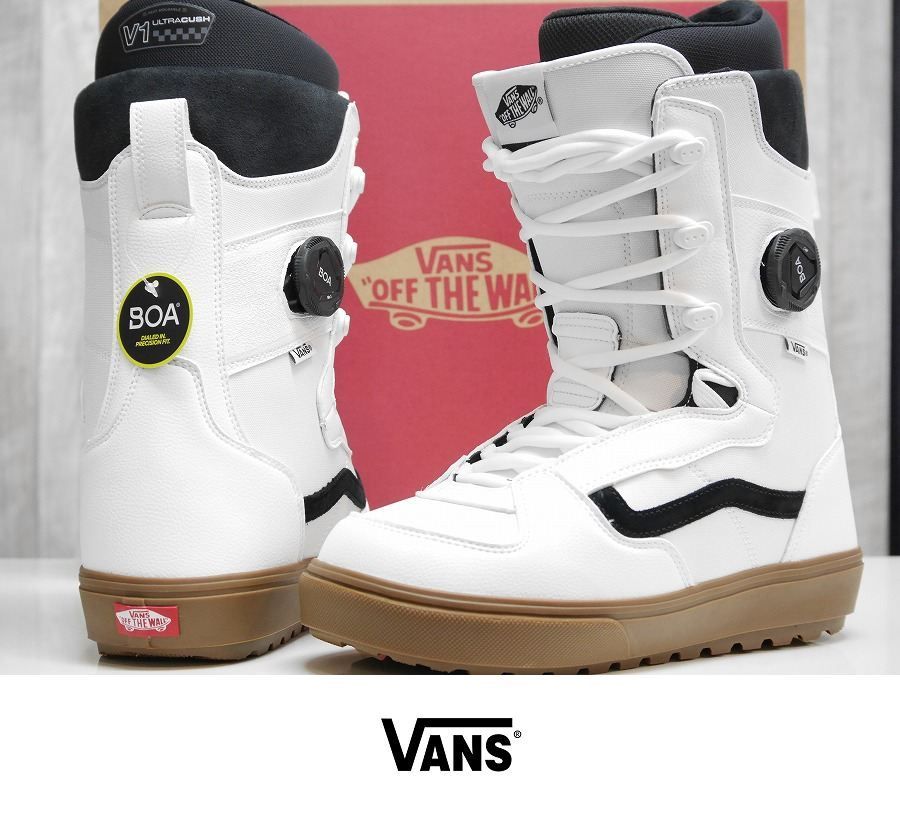 26 VANS INVADO OG - 27.0 WHITE|GUM 正規品 スノーボード ブーツ