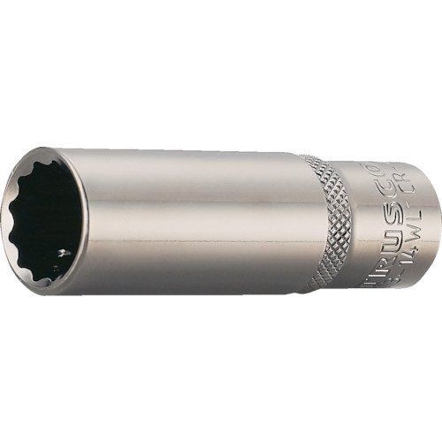 TRUSCO トラスコ ディープソケット 12角タイプ 差込角9.5 対辺24mm T3-24WL × 10個 ケース販売