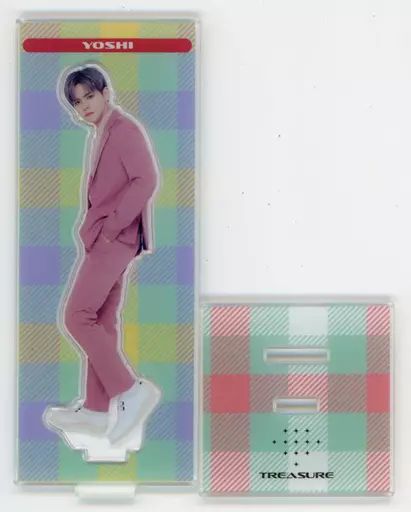 雑貨　ヨシ(TREASURE) アクリルスタンド 「CD THE FIRST STEP ： TREASURE EFFECT YGEX OFFICIAL SHOP・mu-mo SHOP限定盤」 同梱特典 YGEX OFFICIAL SHOP/mu-mo SHOP限定盤】THE FIRST STEP