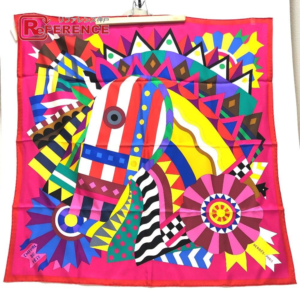 エルメス H003748S シュヴァル・ドゥ・フェット カレ90 スカーフ