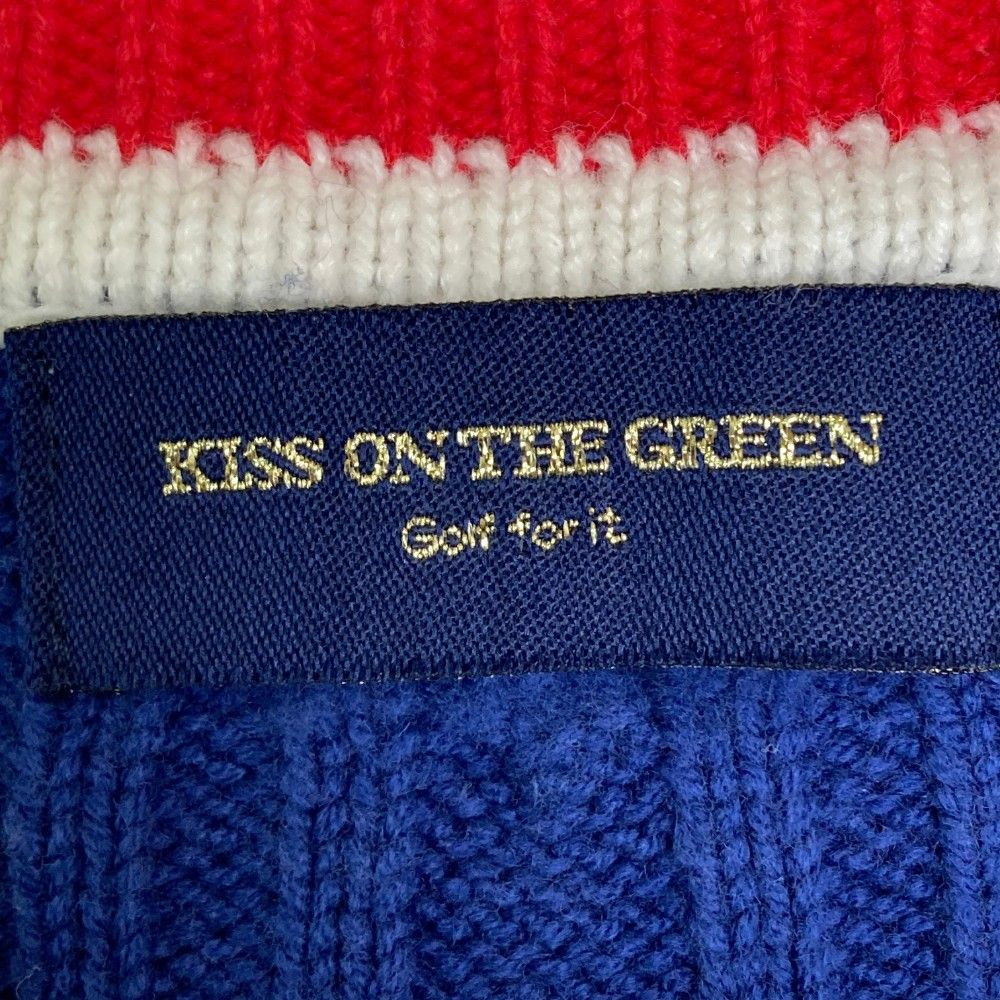 サイズ：F KISS ON THE GREEN キスオンザグリーン Vネック